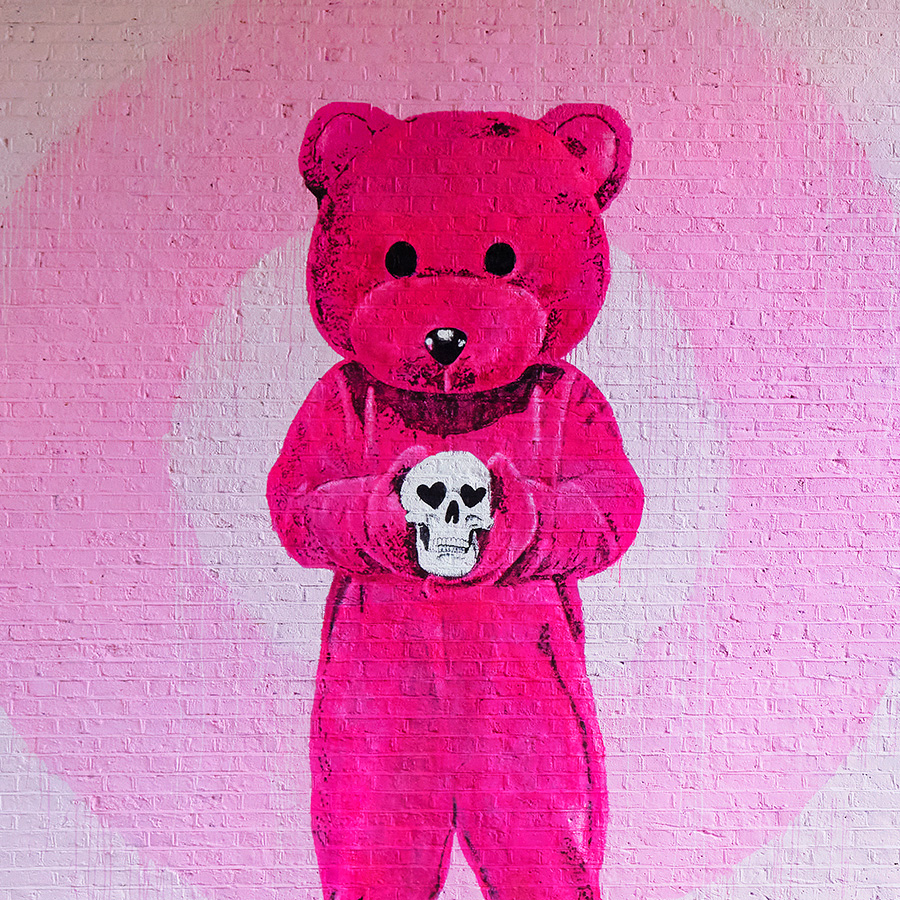 Love Life - Mural in Shoreditch by LUAP